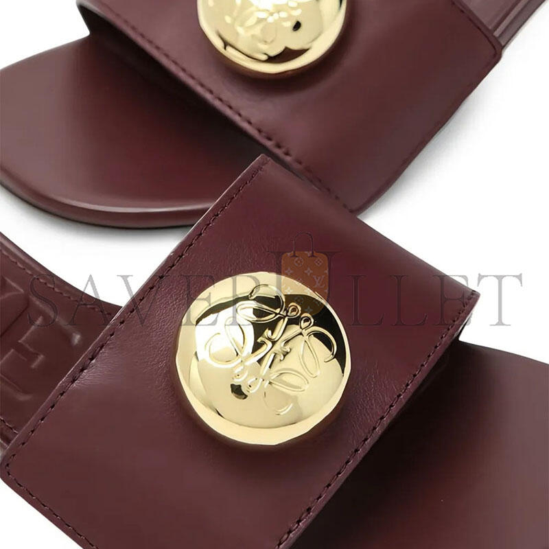 LOEWE PEBBLE SLIDE IN SOFT CALFSKIN L815465XAZ